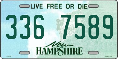NH license plate 3367589