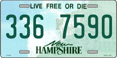 NH license plate 3367590