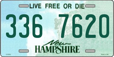 NH license plate 3367620