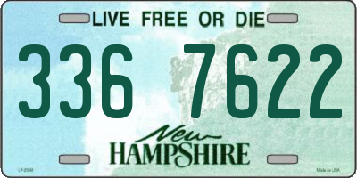 NH license plate 3367622