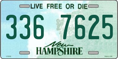 NH license plate 3367625