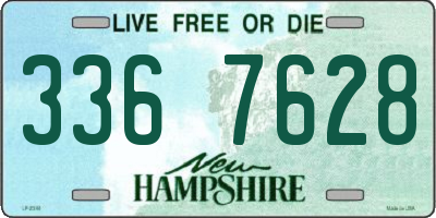 NH license plate 3367628