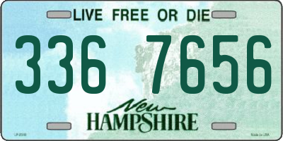 NH license plate 3367656