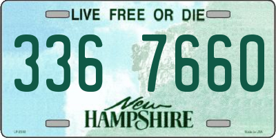 NH license plate 3367660