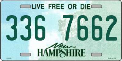 NH license plate 3367662