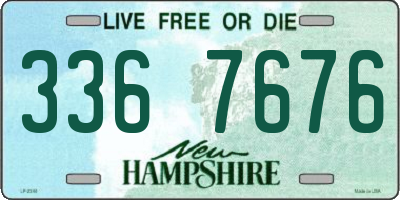 NH license plate 3367676