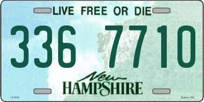 NH license plate 3367710