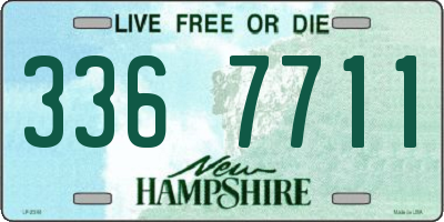 NH license plate 3367711