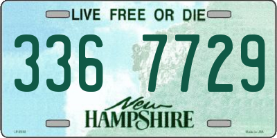 NH license plate 3367729