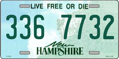 NH license plate 3367732