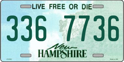 NH license plate 3367736