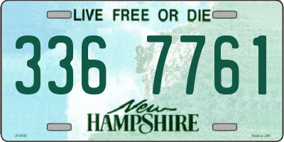 NH license plate 3367761