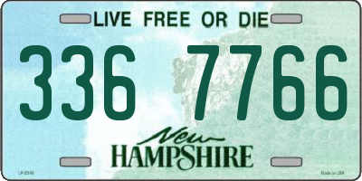 NH license plate 3367766