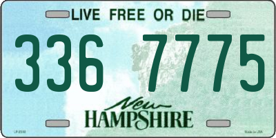 NH license plate 3367775