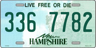 NH license plate 3367782