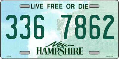 NH license plate 3367862