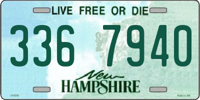 NH license plate 3367940