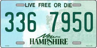 NH license plate 3367950