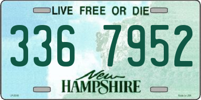 NH license plate 3367952