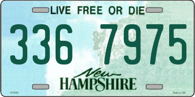NH license plate 3367975