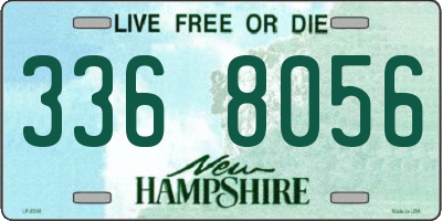 NH license plate 3368056