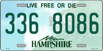 NH license plate 3368086