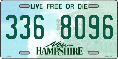 NH license plate 3368096