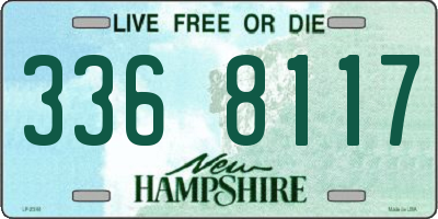 NH license plate 3368117