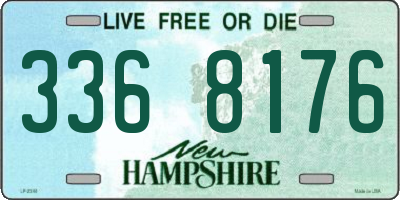 NH license plate 3368176