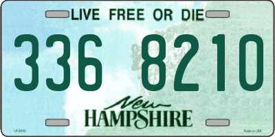 NH license plate 3368210