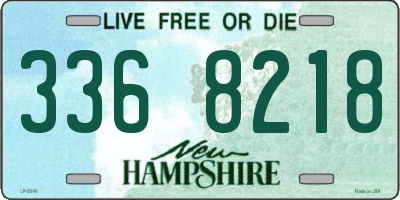 NH license plate 3368218