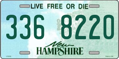 NH license plate 3368220