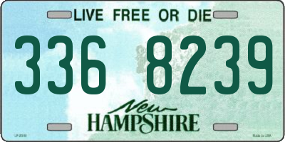 NH license plate 3368239