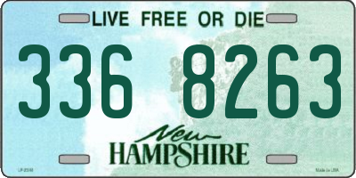 NH license plate 3368263