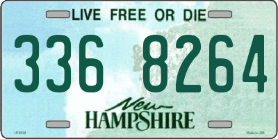 NH license plate 3368264