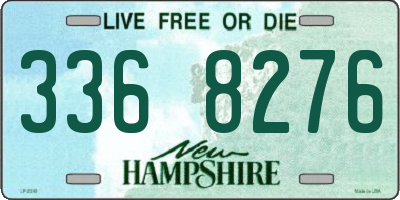 NH license plate 3368276