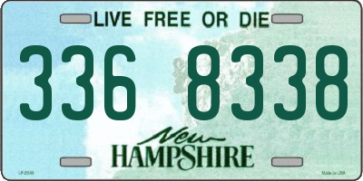 NH license plate 3368338