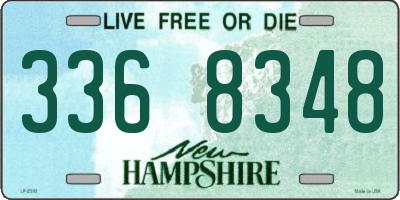 NH license plate 3368348