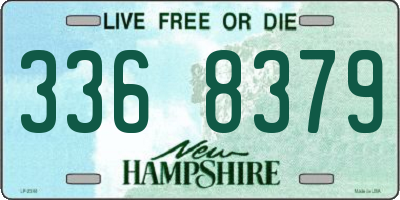 NH license plate 3368379