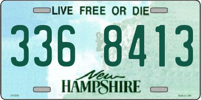 NH license plate 3368413