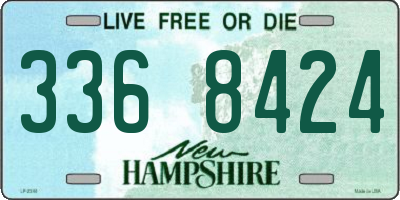 NH license plate 3368424