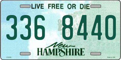 NH license plate 3368440