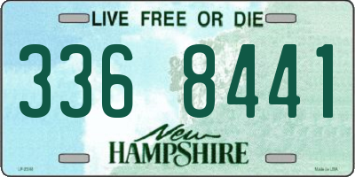 NH license plate 3368441