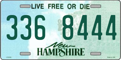 NH license plate 3368444