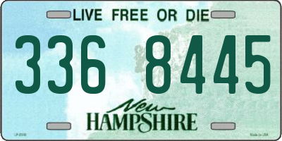 NH license plate 3368445
