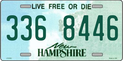 NH license plate 3368446