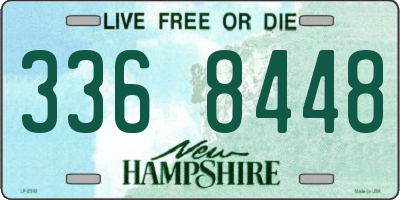 NH license plate 3368448
