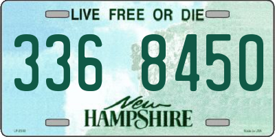 NH license plate 3368450
