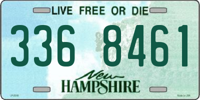 NH license plate 3368461