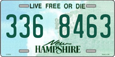 NH license plate 3368463